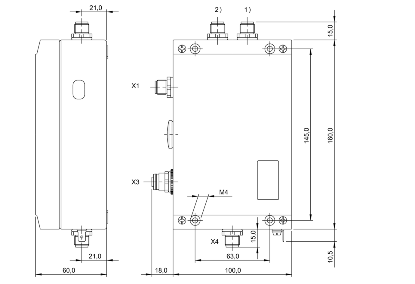 Блок обработки RFID Balluff BIS C-6026-034-050-06-ST19