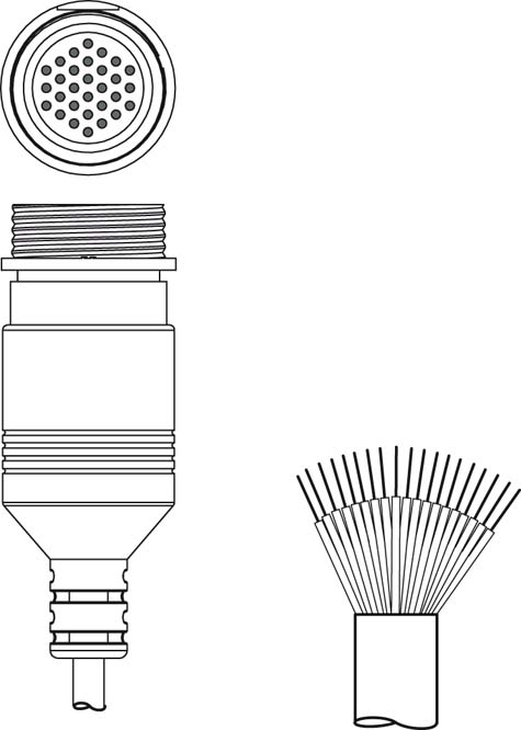 Разъем с кабелем Leuze Electronic KD S-M30-30A-V1-050