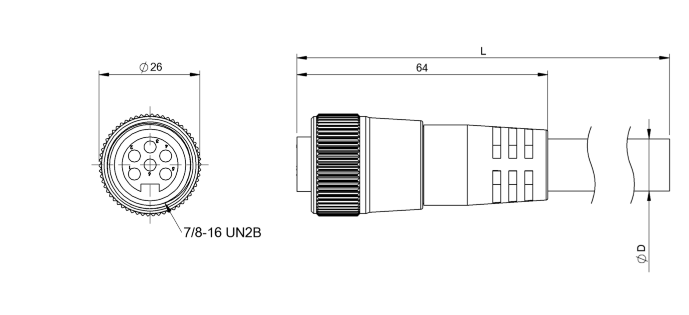 Разъем с кабелем Balluff BCC A396-0000-10-131-VX46W6-150