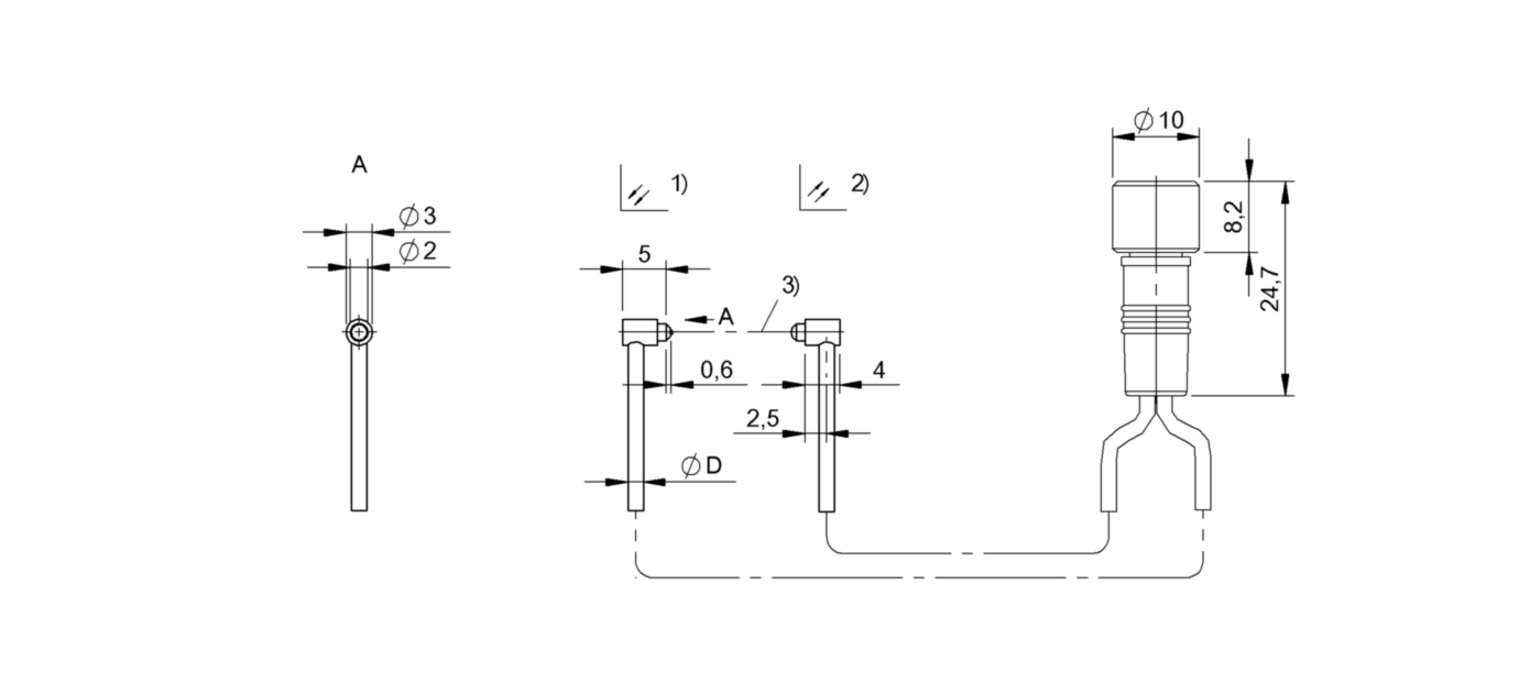 Оптоволоконный кабель Balluff BOH TK-G03-004-02-S49F