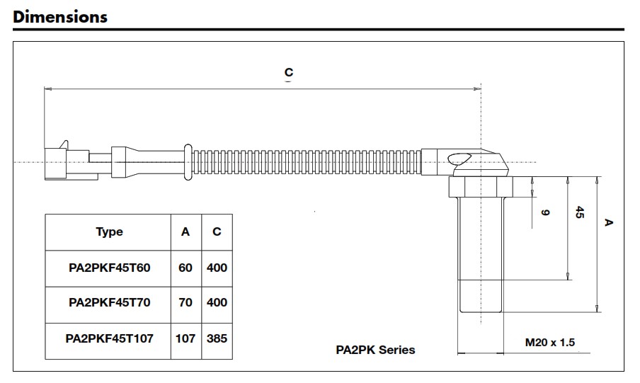 Магнитный датчик Carlo Gavazzi PA2PKF45T60