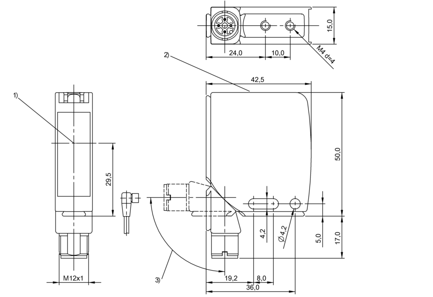 Оптический датчик Balluff BOS 21M-PA-PK10-S4S