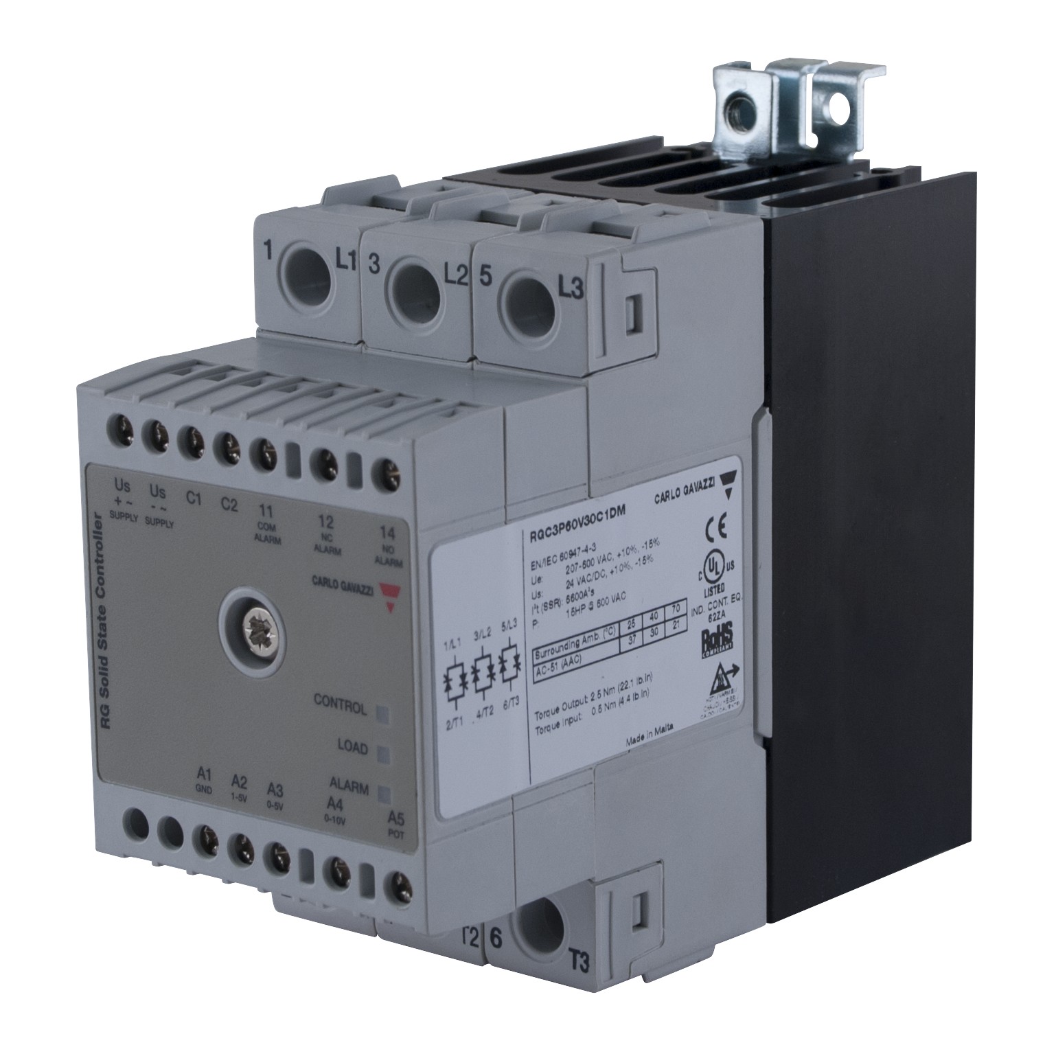 Реле безопасности Carlo Gavazzi RGC3P60V20C1DM
