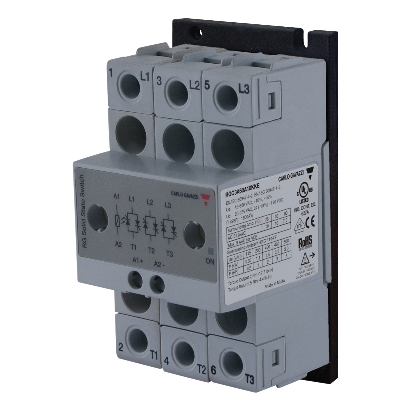 Реле безопасности Carlo Gavazzi RGC3A22A10KKE