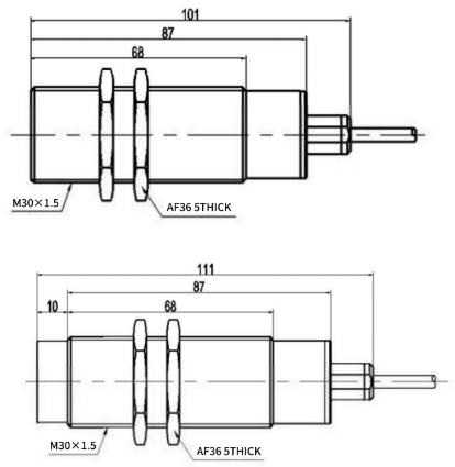 Индуктивный датчик LANBAO LR30XBF10DNCW4