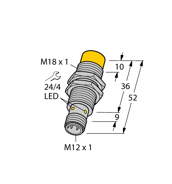Индуктивный датчик TURCK NI14-M18-AN6X-H1141