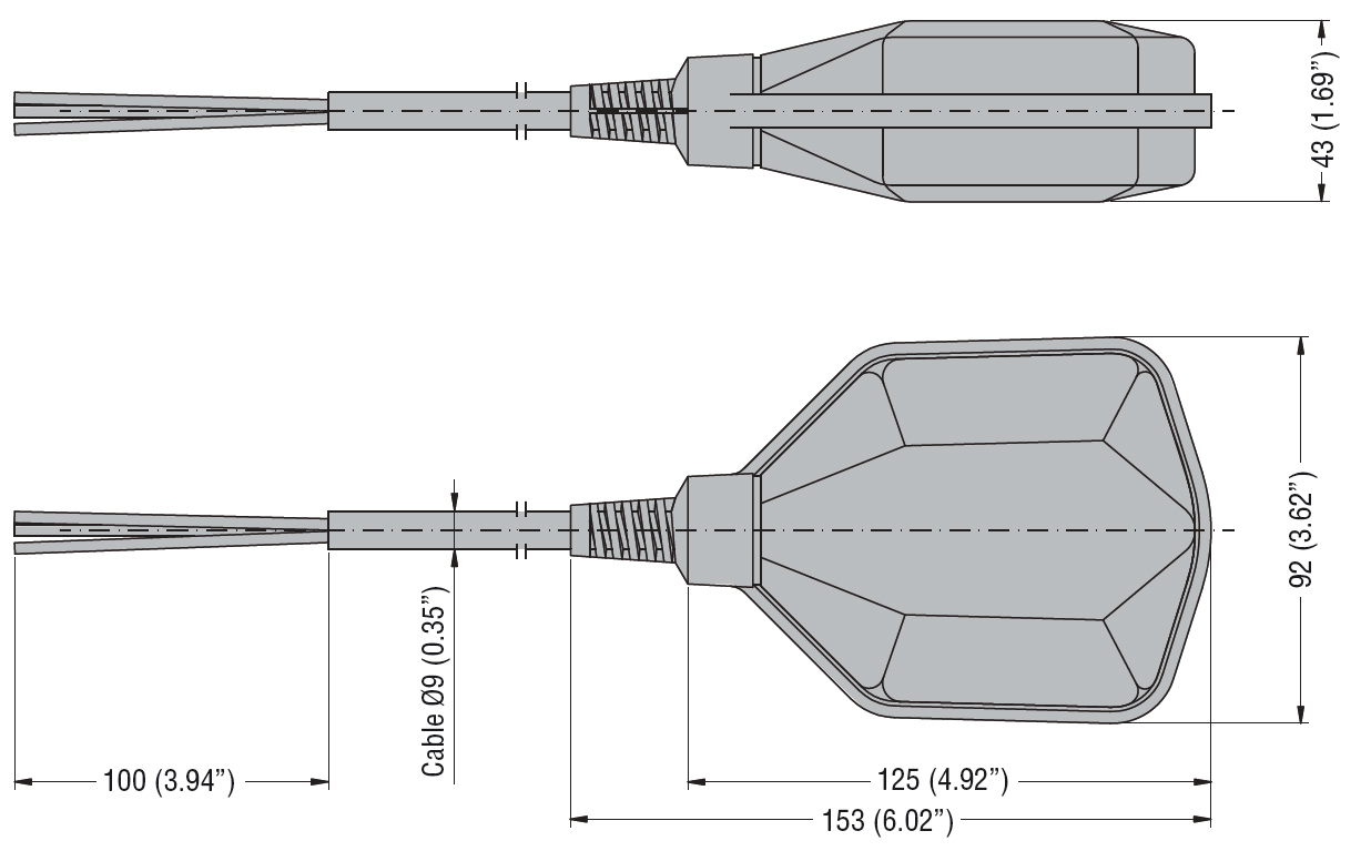 Поплавковый датчик уровня Lovato Electric LVFSA1D15