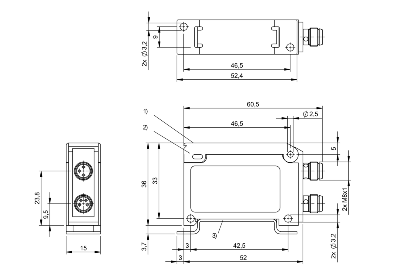 Усилитель для оптоволоконных датчиков Balluff BAE SA-OH-040-PP-S75G
