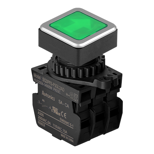 Кнопочный выключатель Autonics SQ3PFS-P3GL2AD