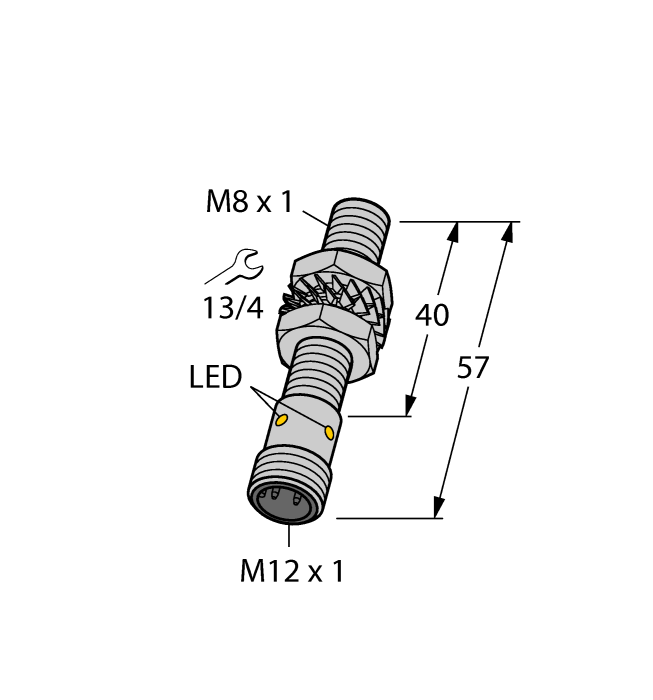 Индуктивный датчик TURCK BI1.5-EG08-AP6X-H1341