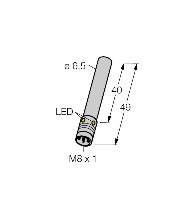 Индуктивный датчик TURCK BI1.5-EH6.5-AP6X-V1131