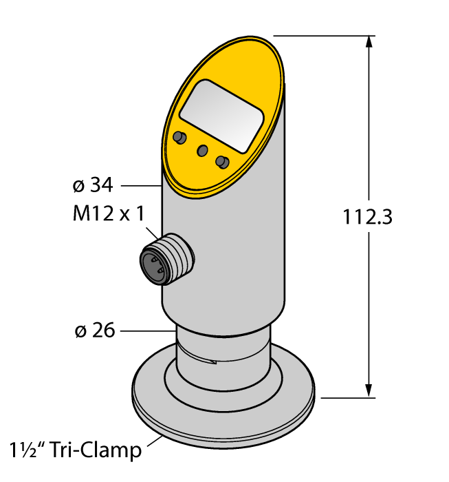 Датчик давления TURCK PS01VR-607-LI2UPN8X-H1141
