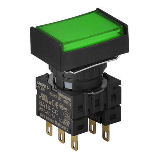 Кнопочный выключатель Autonics S16PRT-H2G2C