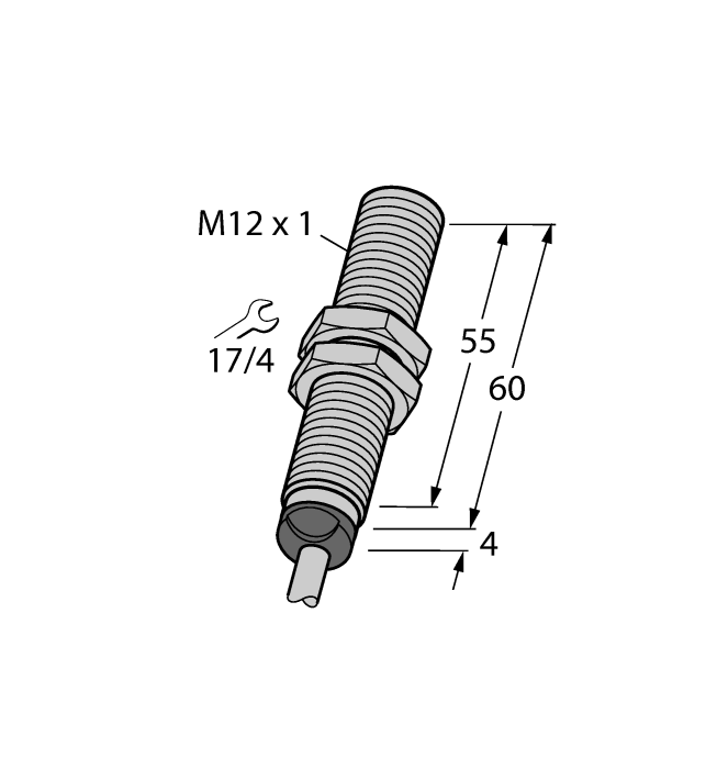 Индуктивный датчик TURCK BI4-M12-LIU