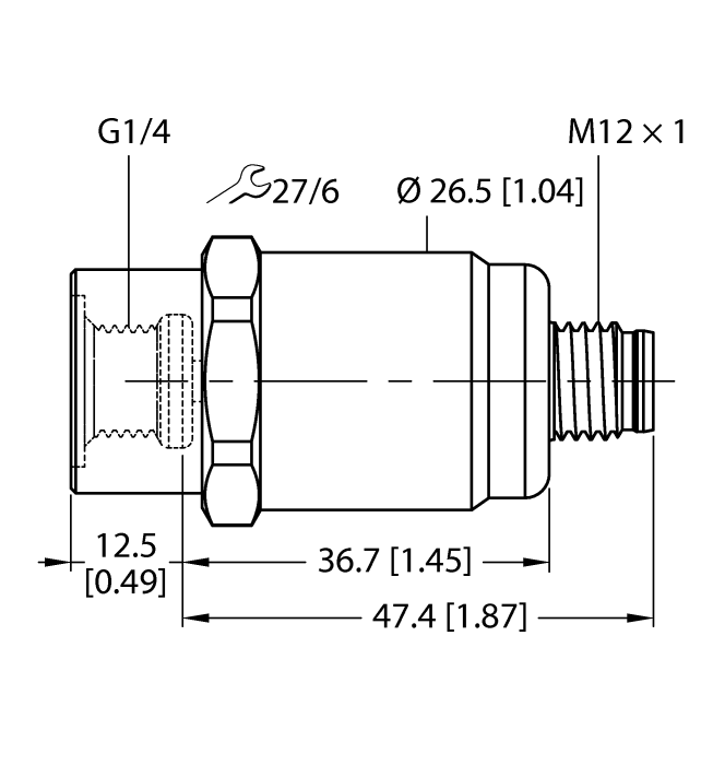 Датчик давления TURCK PT9V-1001-U1-H1141/X