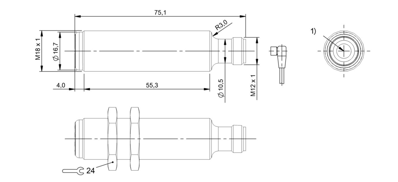 Оптический датчик Balluff BOS 18E-X-IS20-S4