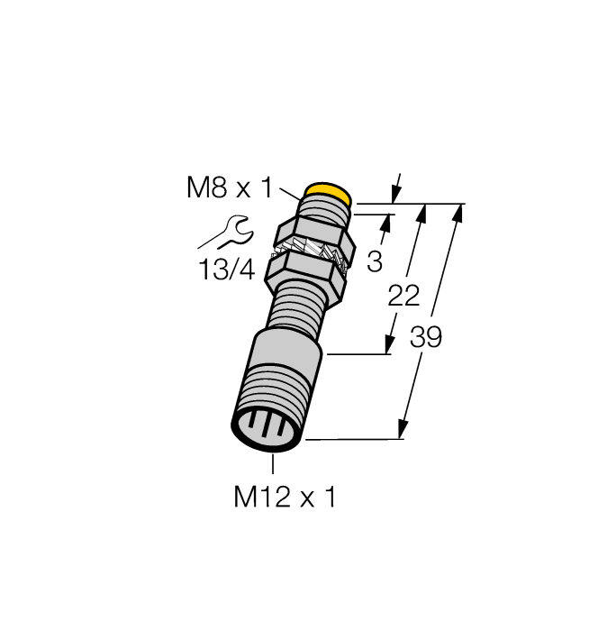 Индуктивный датчик TURCK NI3-EG08K-Y1-H1341