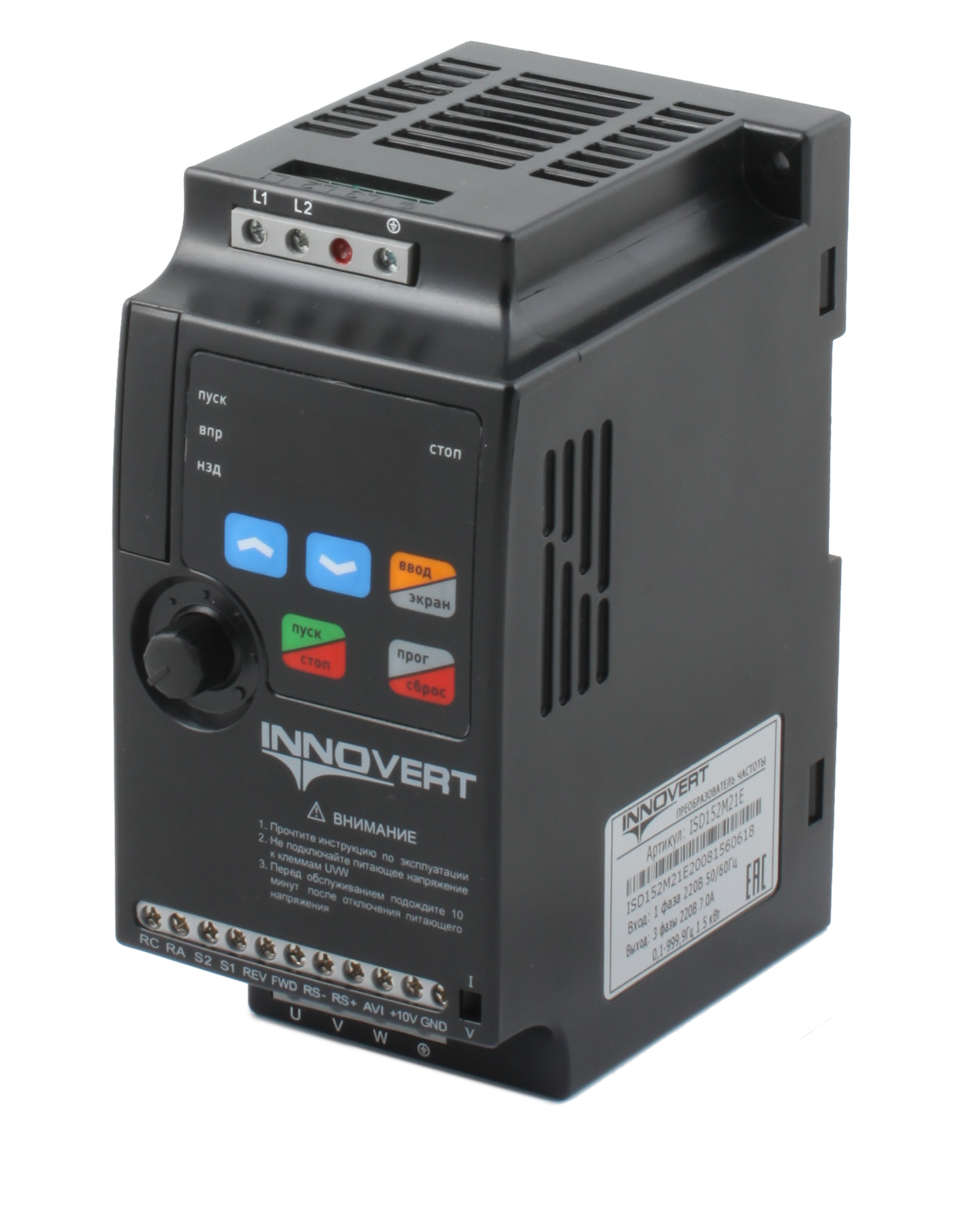Частотный преобразователь INNOVERT IVD152B21E