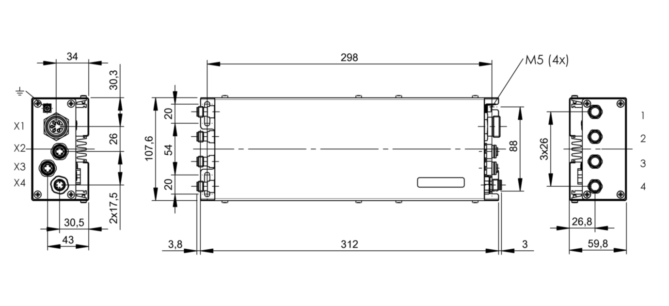 Блок обработки RFID Balluff BIS U-6028-048-124-06-ST28