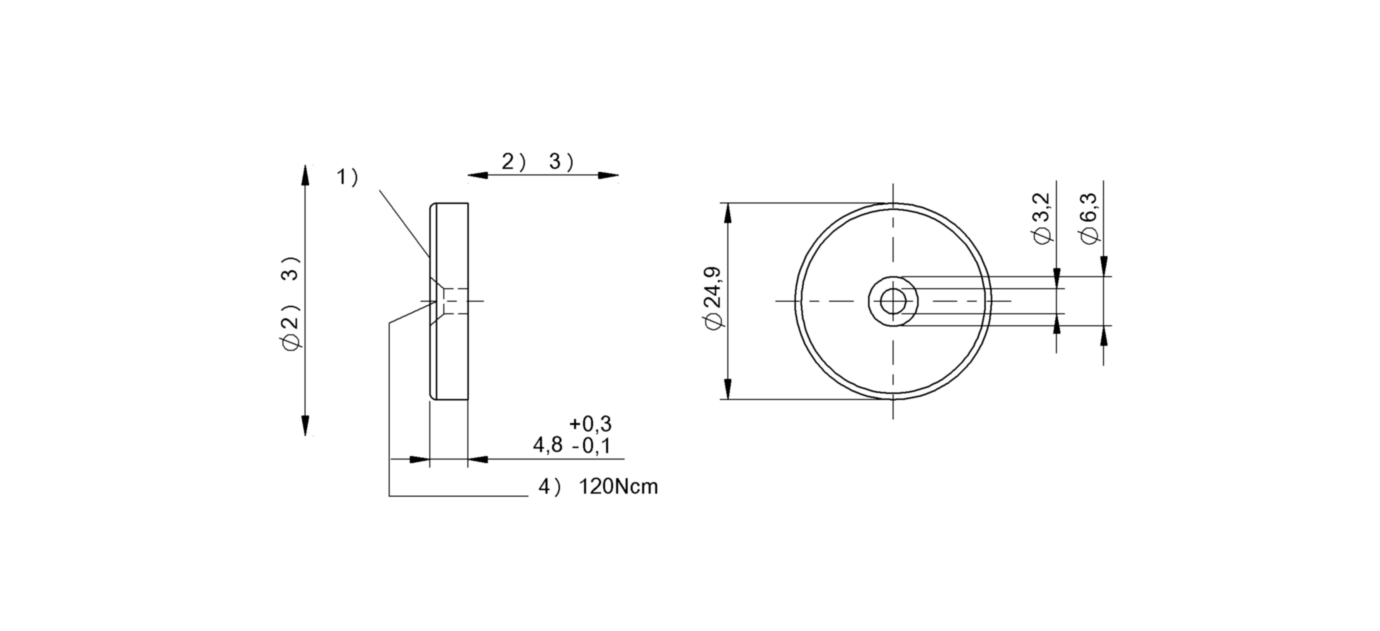 Транспондер RFID Balluff BIS M-132-03/L