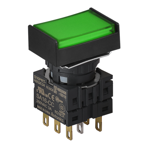 Кнопочный выключатель Autonics S16PRT-H3G2C12