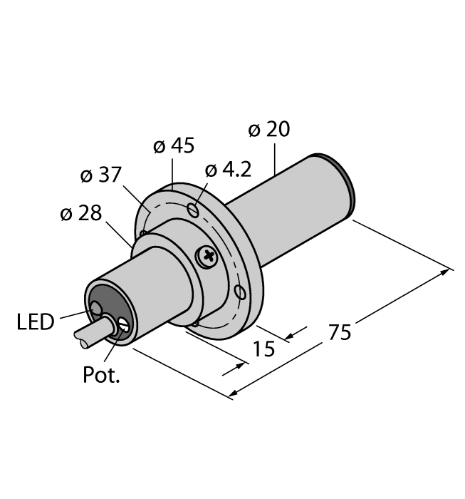 Датчик потока TURCK FCS-K20-AP8X