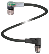 Соединительный кабель Pepperl Fuchs V1-W-E2-BK0,6M-PUR-U-V1-W
