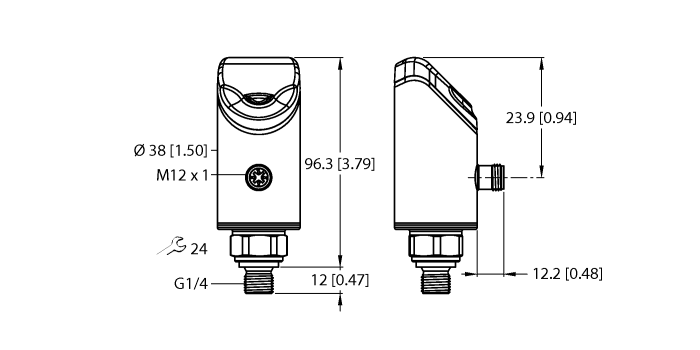 Датчик давления TURCK PS510-16V-04-LI2UPN8-H1141