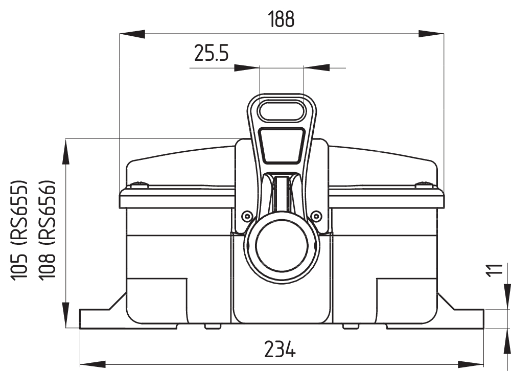 Тросовый выключатель аварийной остановки Schmersal EX-RS655-Z22-2GD
