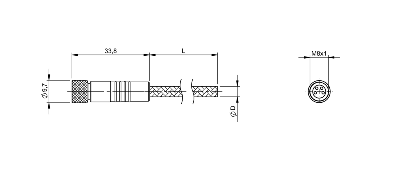 Разъем с кабелем Balluff BCC W314-0000-10-003-MW8434-030