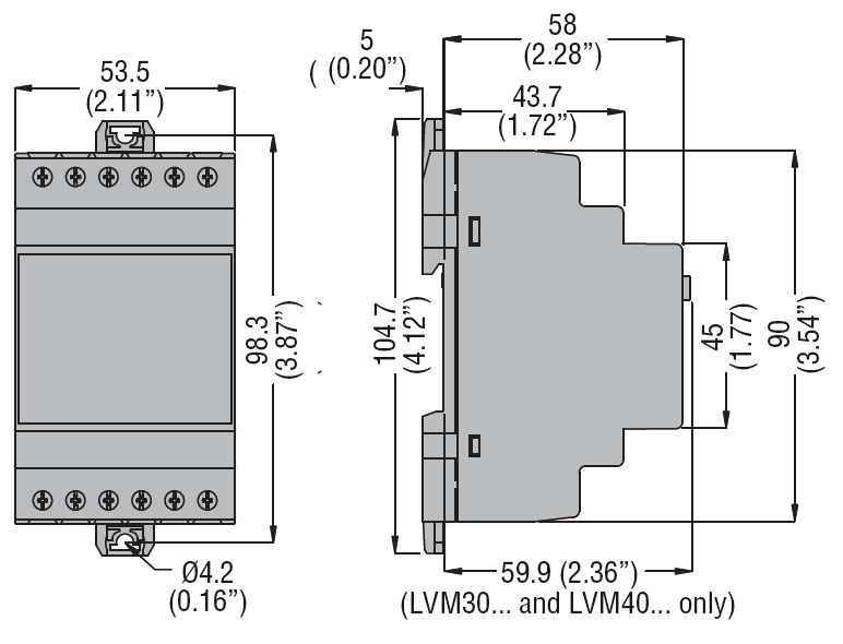 Реле контроля уровня жидкости Lovato Electric LVMP10A024