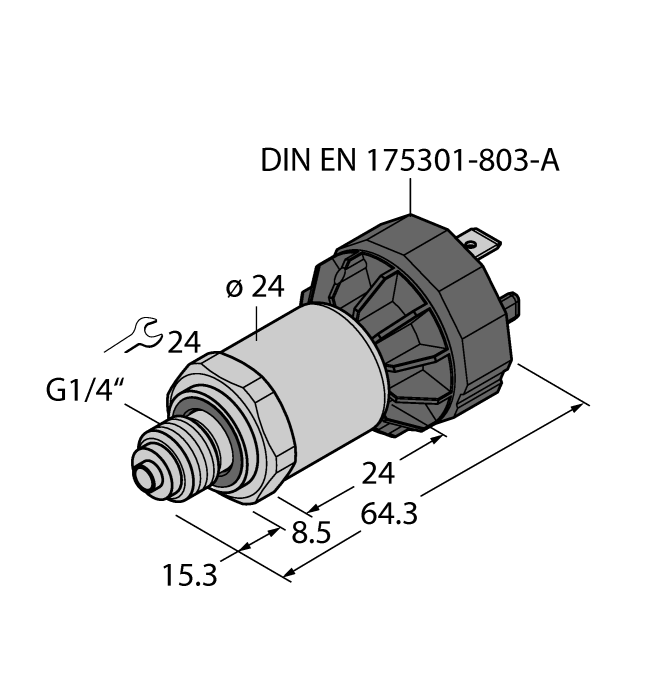 Датчик давления TURCK PT6A-1040-I2-DA91