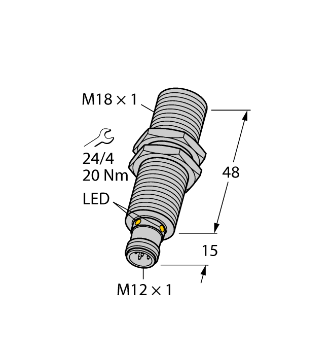 Ультразвуковой датчик TURCK RU100U-M18M-LFX-H1151