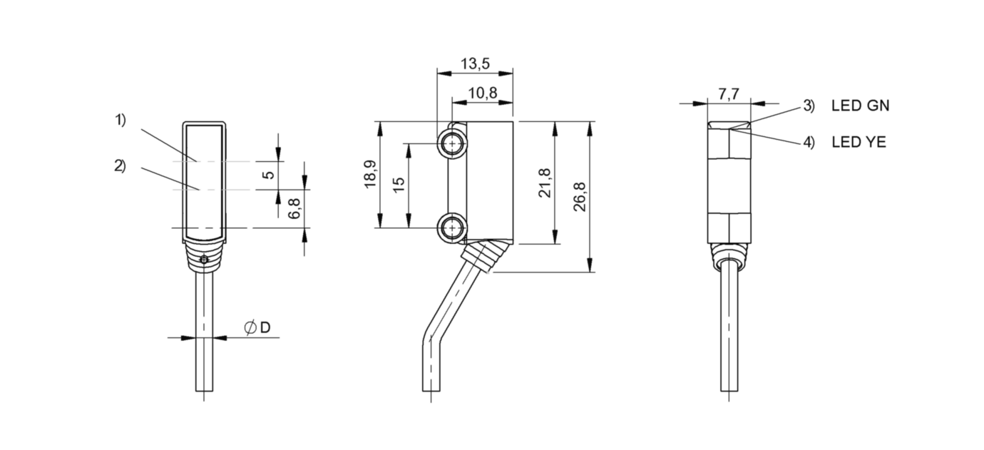 Оптический датчик Balluff BOS R020K-PS-PR11-02