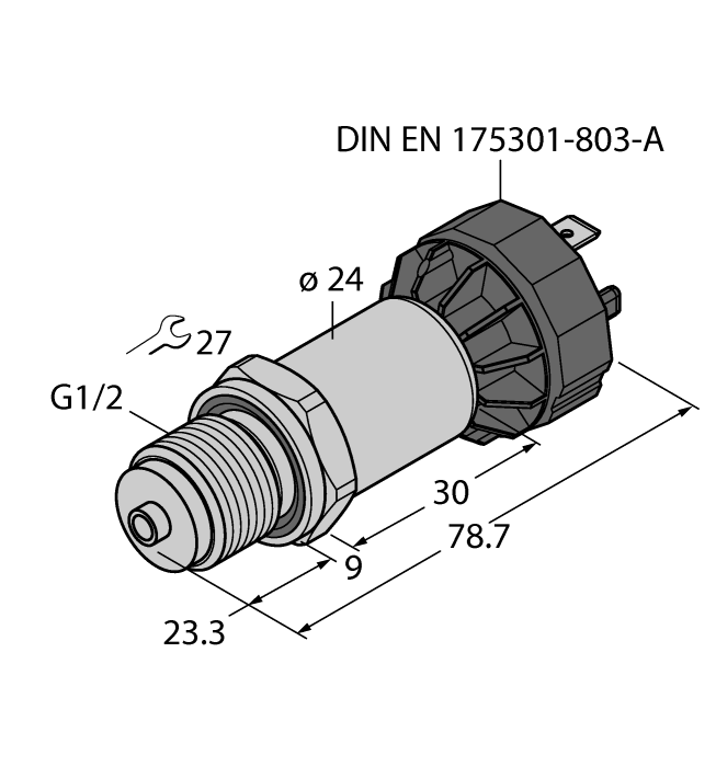 Датчик давления TURCK PT250R-2008-U1-DA91