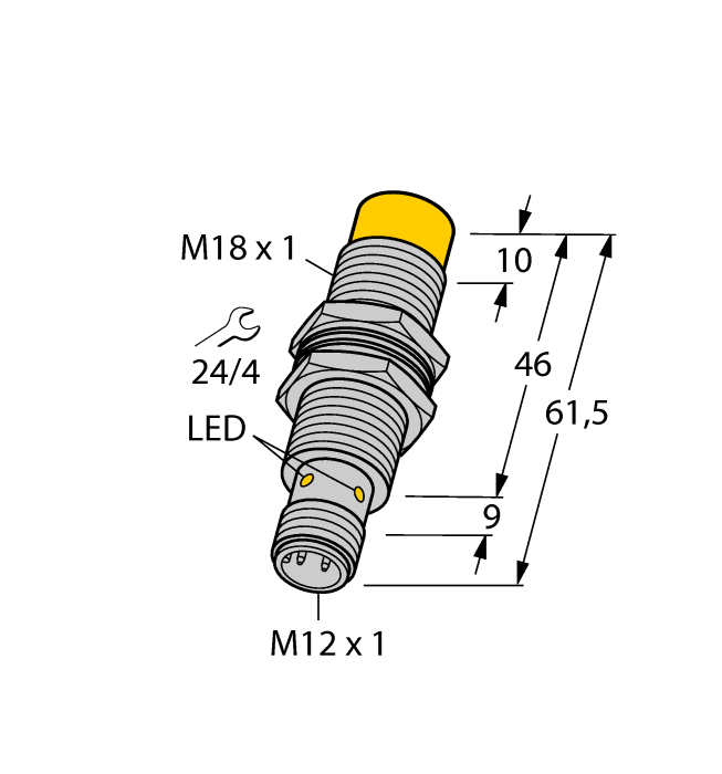 Индуктивный датчик TURCK NI12U-M18M-VP4X-H1141