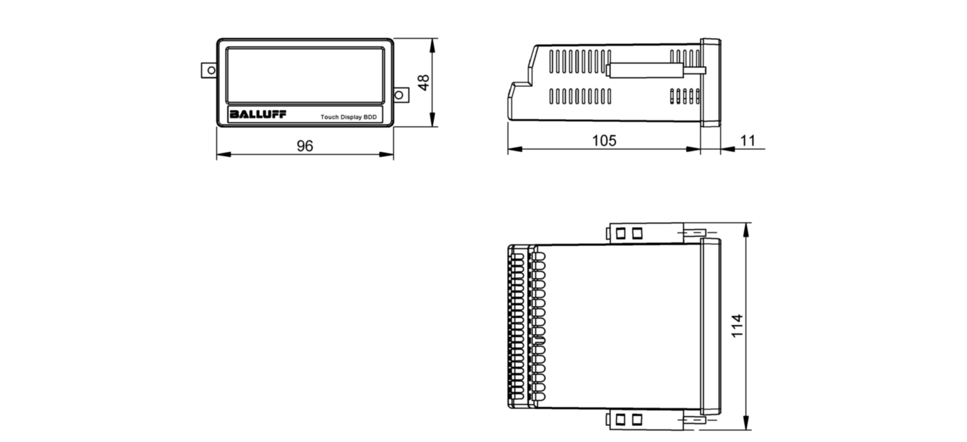 Цифровой индикатор Balluff BDD 750-2A03-103-402-1-A