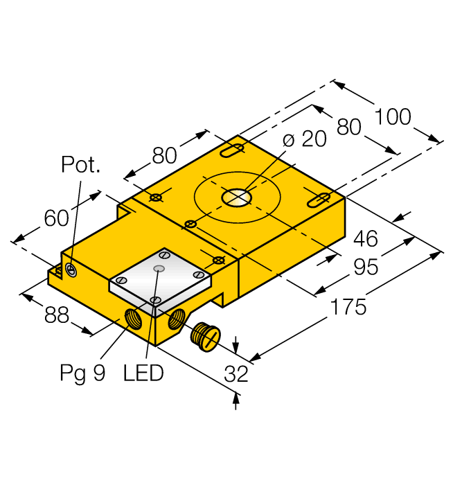 Кольцевой датчик TURCK NI20R-S32SR-VP44X