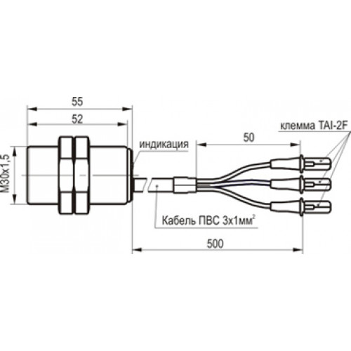 Индуктивный датчик ТЕКО ISNT B73P8-31P-15-LZ-C-V-P-9