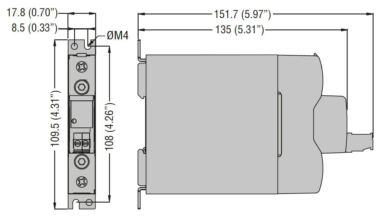 Твердотельное реле Lovato Electric HS1C6HV030A230