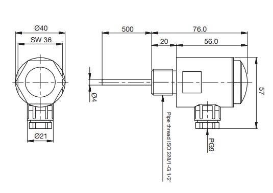 Датчик уровня Carlo Gavazzi VPP105