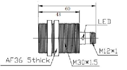 Индуктивный датчик LANBAO LR30XBF15DPCU-E2