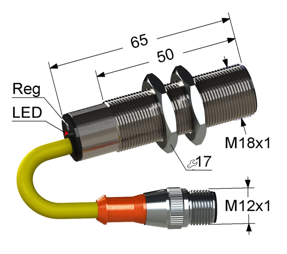 Оптический датчик Мега-К VB3C-18M65-TR2000B131-KC18
