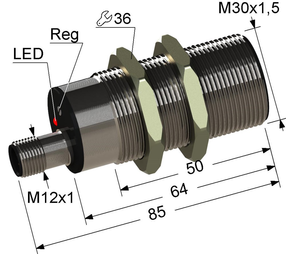 Емкостный датчик PS1-30M85-10B31-C4
