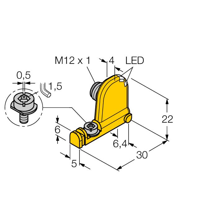 Магнитный датчик TURCK BIM-UNT-AP6X2-H1141