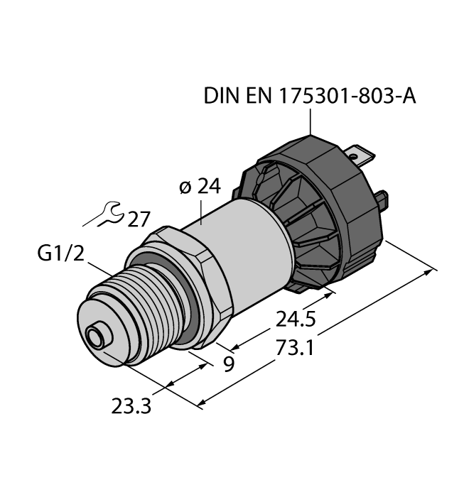 Датчик давления TURCK PT2.5V-1008-I2-DA91