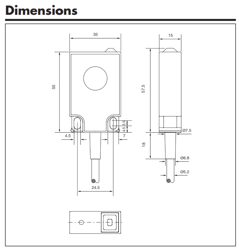 Емкостный датчик Carlo Gavazzi VC5510PNCPT