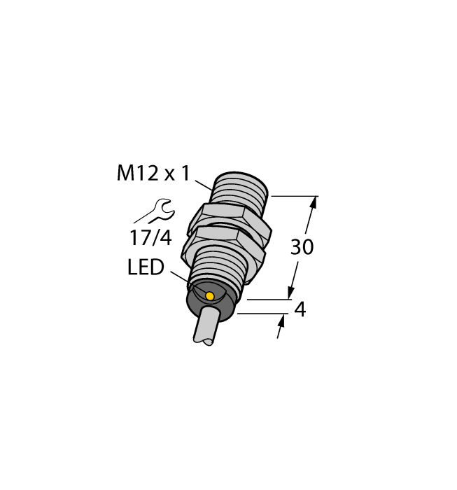 Индуктивный датчик TURCK BI2-G12K-AP6X