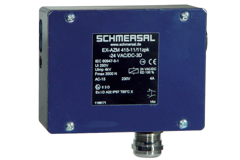 Дверной выключатель безопасности Schmersal EX-AZM415-02/02ZPK-24VAC/DC-3D