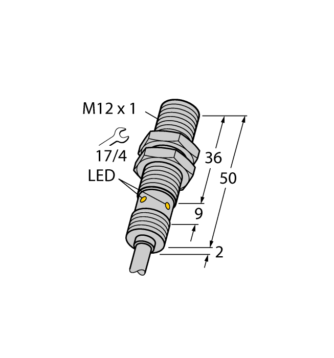 Индуктивный датчик TURCK BI4U-EM12WD-AP6X